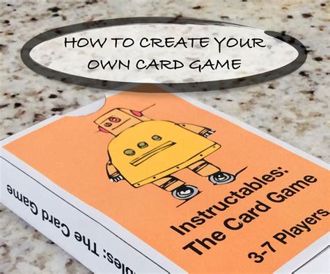 How to Create Your Own Card Game: A Journey Through Chaos and Creativity